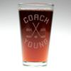 Personalized Engraved Hockey Coach Themed Pint Glass | Hockey Team Gifts view 1