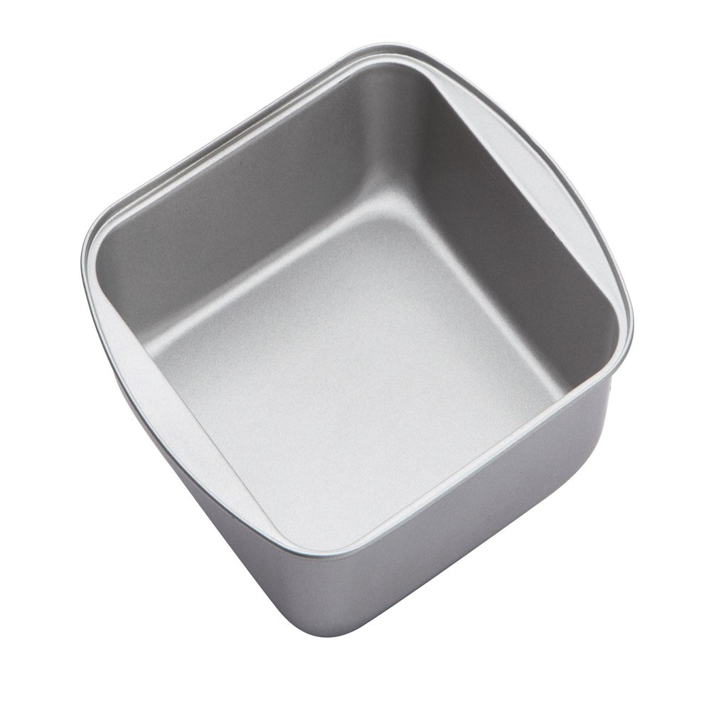 KitchenCraft Non-Stick Square Baking/Roasting Tin, 24.5 x 22 x 4.5 cm (9.5" x 8.5" x 2"), Silver