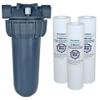 KleenWater Hot Water Filter (1), Mounting Bracket (1), High Temp Cartridges, 5 Micron (3), Spare O-ring (1), Filter Wrench (1) view 1