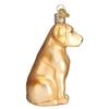Old World Christmas Yellow Labrador Glass Blown Ornament for Christmas Tree, Handcrafted Holiday Decoration, Dog Collection view 3