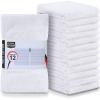 Utopia Towels Kitchen Bar Mops, Pack of 12, 16 by 19 Inches, 100% Cotton Super Absorbent White Towels, Multi-Purpose Cleaning Towels for Home and Kitchen Bars view 1