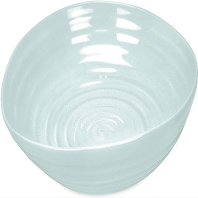 Portmeirion Sophie Conran Celadon Pasta Bowl | Set of 4 | Large Serving Bowls for Soup or Salad | 9 Inch | Made from Fine Porcelain | Microwave and Dishwasher Safe