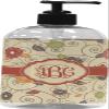 YouCustomizeIt Personalized Fall Flowers Plastic Soap/Lotion Dispenser (16 oz - Large - Black) view 1