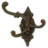 Cast Iron Vintage Antique Victorian Swing Arm Swivel Wall Hook Hall Tree 3 Hooks view 1