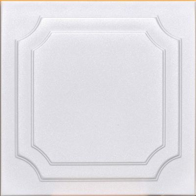 White Styrofoam Decorative Ceiling Tile Yalta (Package of 8 Tiles) - Other Sellers Call This The Virginian and R08