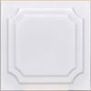 White Styrofoam Decorative Ceiling Tile Yalta (Package of 8 Tiles) - Other Sellers Call This The Virginian and R08 view 1
