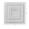 White Styrofoam Decorative Ceiling Tile Antyx (Package of 8 Tiles) - Other Sellers Call This Chestnut Grove and R31 view 2