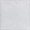 White Styrofoam Decorative Ceiling Tile Lima (Package of 8 Tiles) - Other Sellers Call This Kensington Gardense and R30 view 1