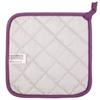 100% Cotton Kitchen Everyday Basic Terry Pot Holder Heat Resistant Coaster Potholder for Cooking and Baking Set of 5 Grape view 4