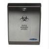 Frost 878 Stainless Steel Biomedical Sharps Disposal, 4.23 quarts, 5.9" Thickness, Stainless Steel, Brushed Finish view 2