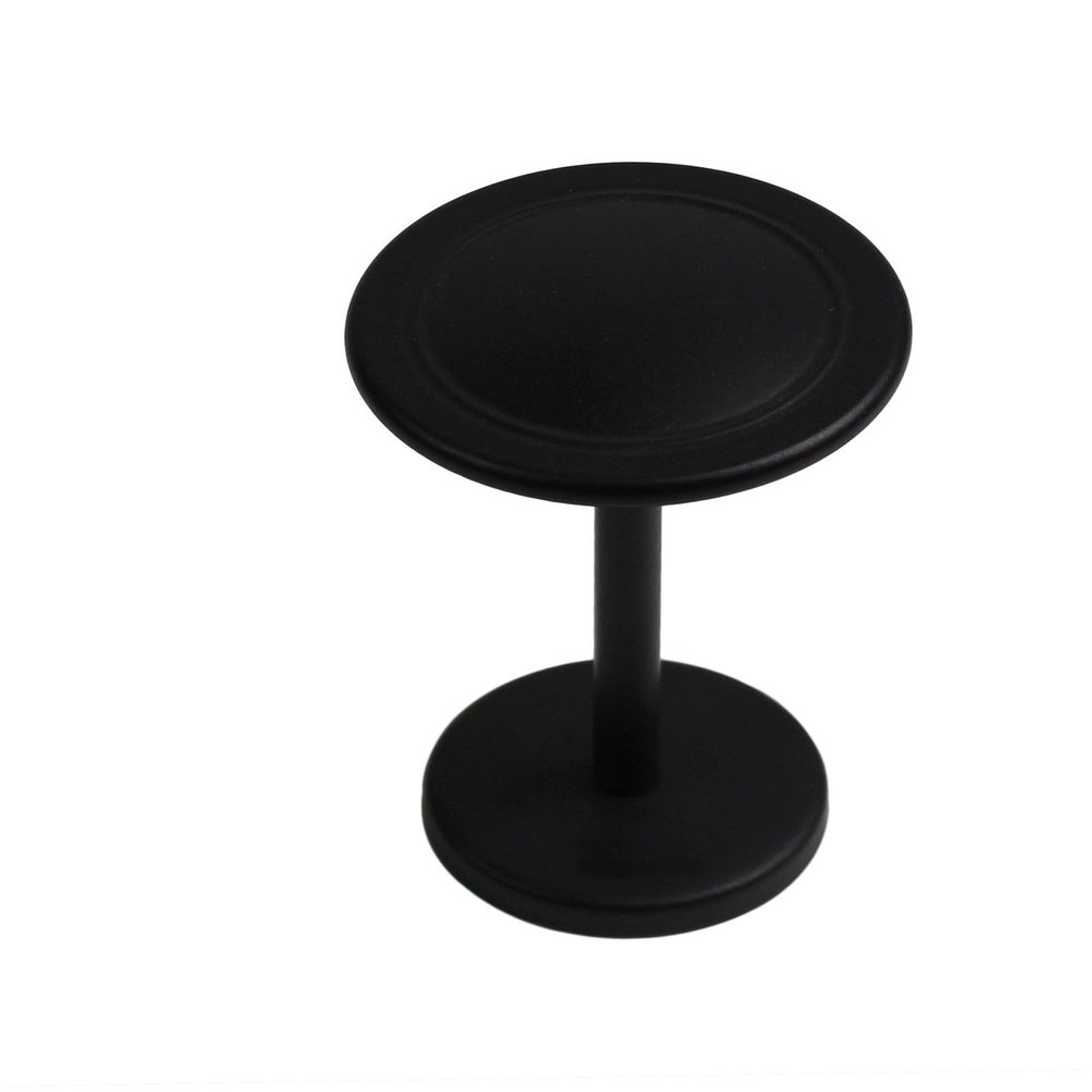 Urbanest Button Medallion Drapery Holdback, Black
