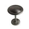Urbanest Button Medallion Drapery Holdback, Brushed Steel view 1