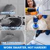 RotoScrub 9 Pack Multi-Purpose Home Cleaning Accessory Drill Kit, Bathroom Scrub Pads, Extended Reach Round Brush Attachment Set view 3