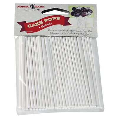 Nordic Ware 50 Count Cake Pop Sticks