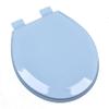 Bath Dcor 1F1R5-45 Premium Molded Wood Round Toilet Seat with Adjustable Hinge & OSG, Regency Blue view 1
