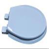 Bath Dcor 1F1R5-45 Premium Molded Wood Round Toilet Seat with Adjustable Hinge & OSG, Regency Blue view 2