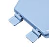 Bath Dcor 1F1R5-45 Premium Molded Wood Round Toilet Seat with Adjustable Hinge & OSG, Regency Blue view 3