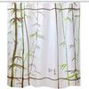 Get Orange Bamboo Shower Curtain Classical Bamboo Polyester Fabric Shower Curtain 72" X 72" view 4