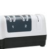 Chef'sChoice Hybrid Knife Sharpeners for 20-Degree Straight and Serrated Knives Combines Electric and Manual Sharpening With 100-Percent Diamond Abrasives And Precision Angle Guides, 3-Stage, White view 3