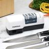 Chef'sChoice Hybrid Knife Sharpeners for 20-Degree Straight and Serrated Knives Combines Electric and Manual Sharpening With 100-Percent Diamond Abrasives And Precision Angle Guides, 3-Stage, White view 4