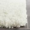 SAFAVIEH Laguna Shag Collection Runner Rug - 2'3" x 8', Ivory, Solid Design, Non-Shedding & Easy Care, 2-inch Thick Ideal for High Traffic Areas in Living Room, Bedroom (SGL303A) view 3