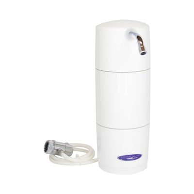 Nitrate Removal | Smart Classic Countertop Water Filter System | White | Crystal Quest