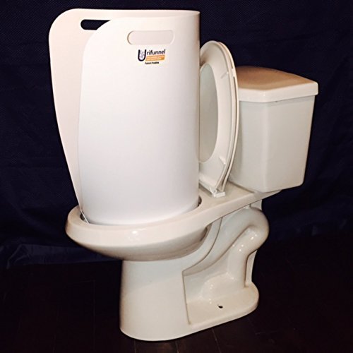 Urifunnel for Men Converts any Toilet into a Urinal (Medium)