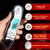 GDEALER Meat Thermometer Digital Instant Read Food Thermometer Waterproof Ultra-Fast for Grill Cooking Kitchen with Backlight & Calibration view 2