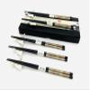 JapanBargain, Japanese Chopsticks Gift Set  5 Pairs Reusable Black Bamboo Chopsticks with 5 Porcelain Crane Chopstick Rests, 9 Long, Dishwasher Safe, Elegant Gift Box Included view 2