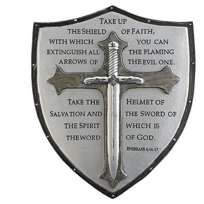 Roman Giftware Inc., Inspirational Armour of God Collection, 6.5" H Armor of GOD Wall Plaque,Religious, Inspirational, Durable (1x5x6)