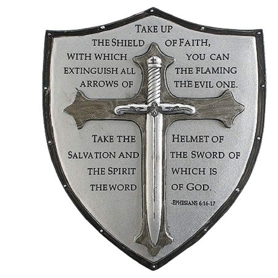 Roman Giftware Inc., Inspirational Armour of God Collection, 6.5" H Armor of GOD Wall Plaque,Religious, Inspirational, Durable (1x5x6)