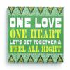 Lyricology One Love One Heart Box Decorative Sign view 1