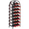 Sorbus Freestanding Wine Rack - Elegant and Unique Bordeaux Chateau Style Floor Wine Stand for 23 Wine Bottle Storage, Champagne, Metal Wine Bottle Holder Stands for Kitchen, Home Bar, Mini Wine Bar view 1