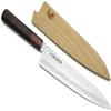 Yoshihiro VG10 46 Layers Hammered Damascus Gyuto Japanese Chefs Knife (Octagonal Shitan Rosewood Handle) (8.25" (210mm)) view 1
