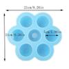 2 Pack Silicone Egg Bites Mold for Instant Pot Accessories - Fits Instant Pot 5,6,8 qt Pressure Cooker Baby Food Freezer Tray with Lid Reusable Storage Container, Pink/blue view 3