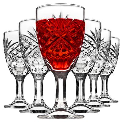 Godinger Cordial Glasses, Stemmed Drinking Glasses, Liquor Glasses - Dublin Collection, Set of 4