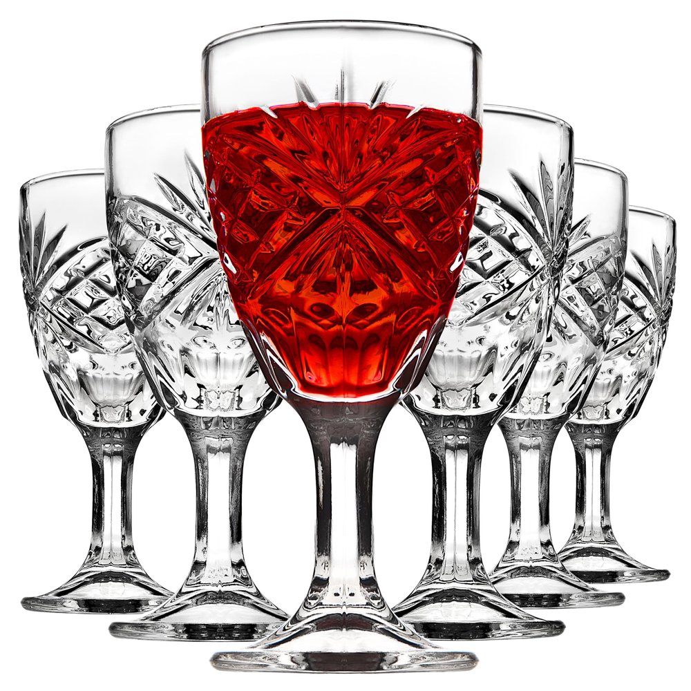 Godinger Cordial Glasses, Stemmed Drinking Glasses, Liquor Glasses - Dublin Collection, Set of 4