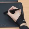 XPPen Artist Drawing Glove 2-Fingers Digital Art Glove for Graphics Drawing Tablet Drawing Glove Right Hand and Left Hand (Size L) Black view 4