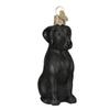 Old World Christmas Black Labrador Dog Collection Glass Blown Ornaments for Christmas Tree 3.75 x 1.5 view 1