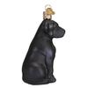 Old World Christmas Black Labrador Dog Collection Glass Blown Ornaments for Christmas Tree 3.75 x 1.5 view 3