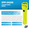 Nightstick XPP-5420G 3 AA Intrinsically Safe Permissible Flashlight, Green view 2