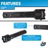 Nightstick XPP-5422B 3 AA Intrinsically Safe Permissible Dual-Light Flashlight, Black view 3