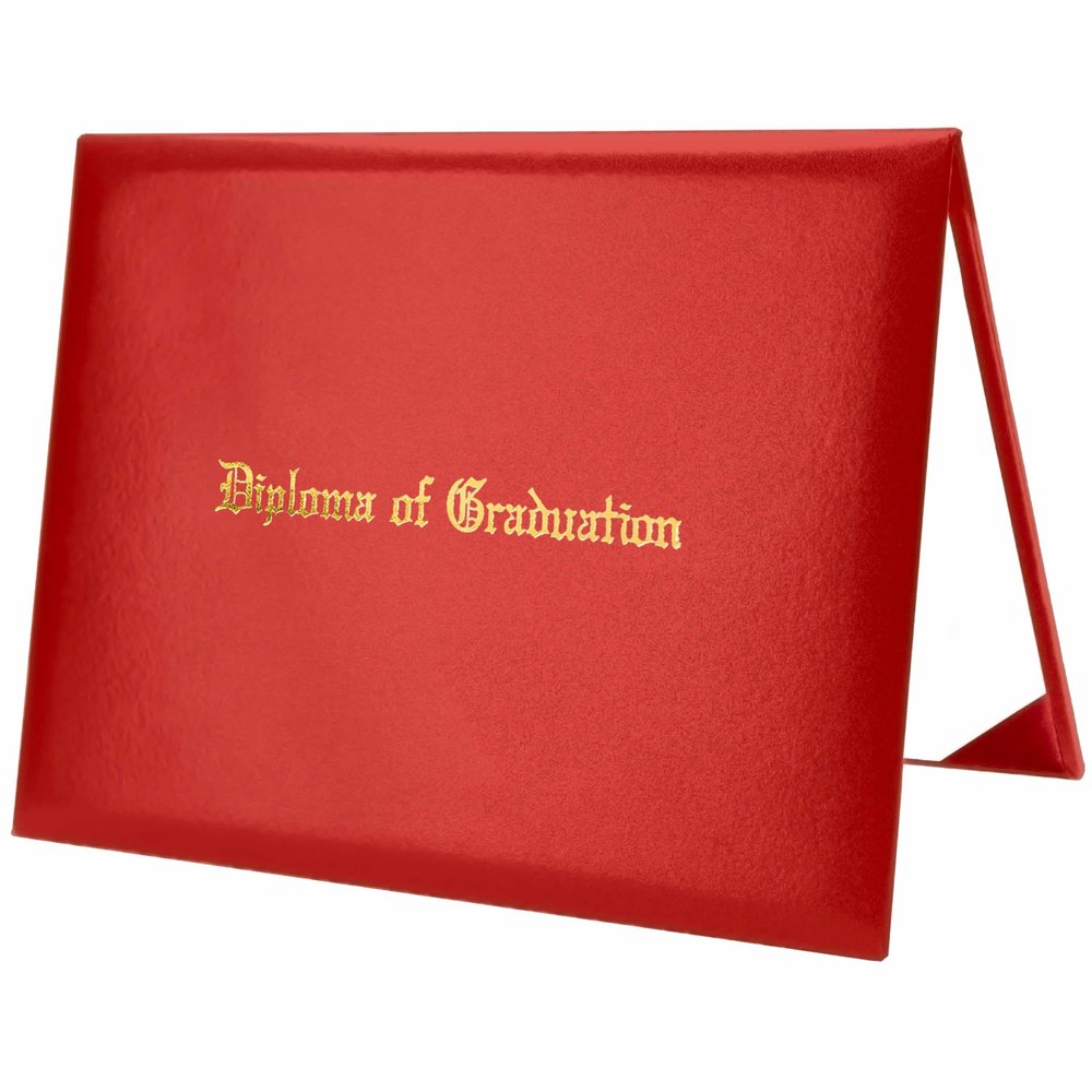 GraduationForYou Smooth Imprinted Diploma of Graduation Certificate Cover 8 1/2" x 11"
