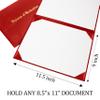 GraduationForYou Smooth Imprinted Diploma of Graduation Certificate Cover 8 1/2" x 11" view 2