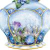 The Bradford Exchange Butterfly Floral Art Heirloom Porcelain Music Box: Whispering Wings view 3