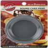 Wilton Mini Round Cake Pans, STD, SilverWilton Non-Stick Mini Round Pan Set, 3-Piece, Steel view 1