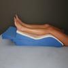 Deluxe Comfort Adjustable Memory Foam Leg Support Pillow, 24" x 17" x 9-1-2" - The Ultimate Pain Relief Pillow - Specialty Medical Pillow - Therapeudic Back Pain Relief - Leg Pillow, White view 2