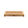 Alessi "Sbriciola" Bread Board in Bamboo Wood With Crumb Catcher in Thermoplastic Resin, Wood view 1