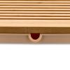Alessi "Sbriciola" Bread Board in Bamboo Wood With Crumb Catcher in Thermoplastic Resin, Wood view 3