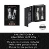 Cole & Mason Derwent Salt and Pepper Mills, Adjustable Grind Settings, Gourmet Precision+, Stainless Steel/Acrylic, 190 mm, Gift Set, Includes 2 x Salt and Pepper Grinders view 2